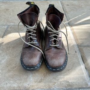 brown vintage doc martens